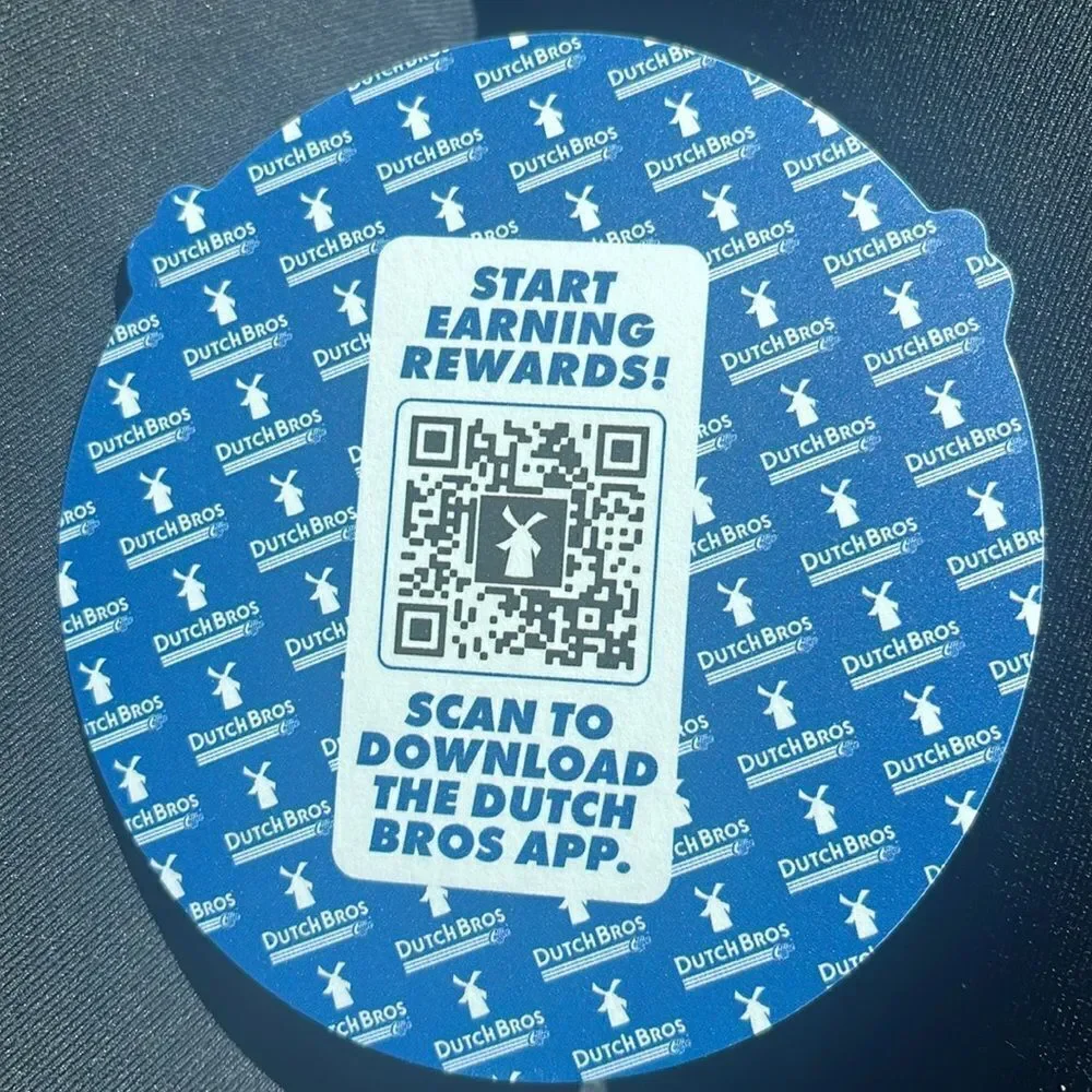 NEWEST DUTCH BROS COLD BREW SCRATCH AND SNIFF STICKER